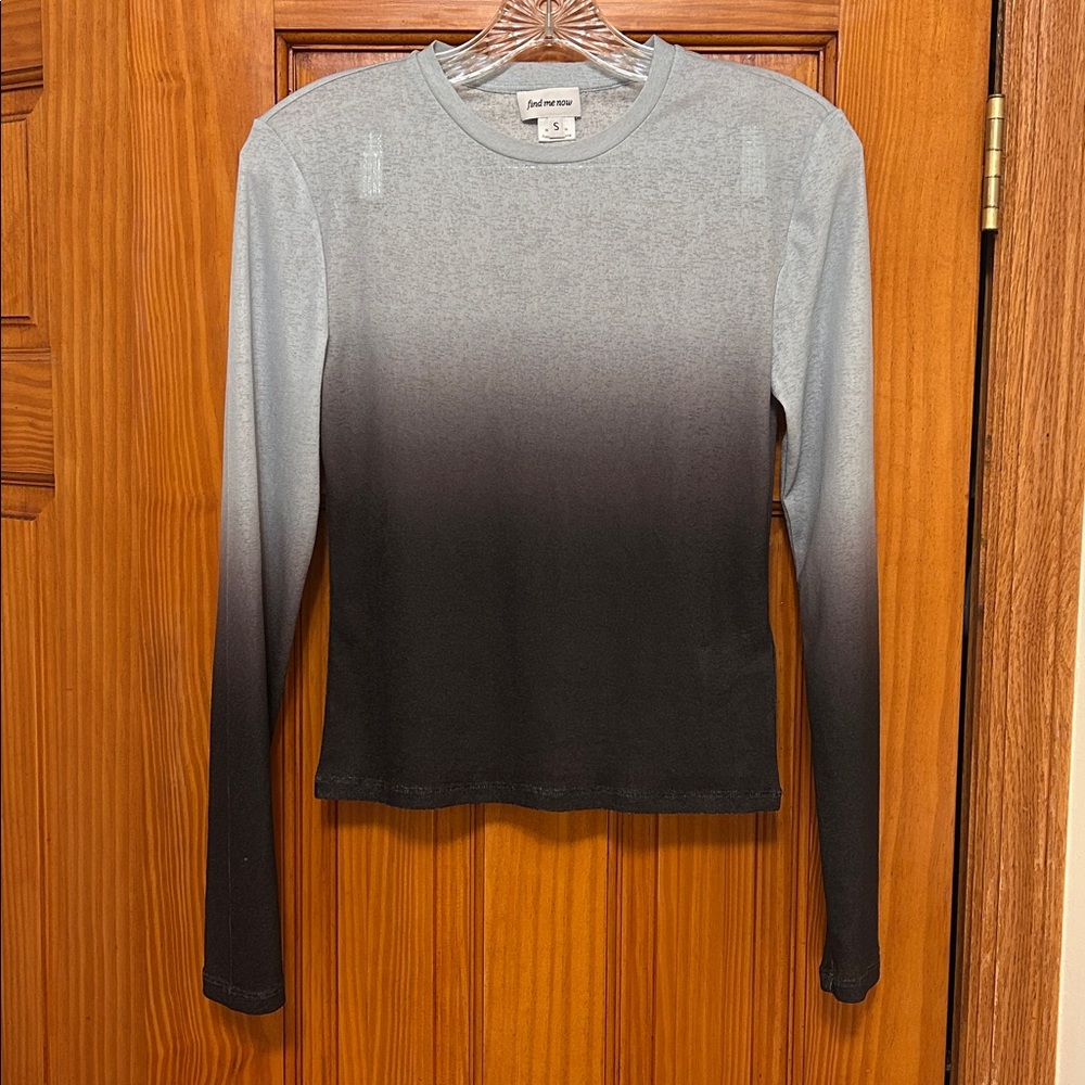 Find Me Now Ombre Long Sleeve Top